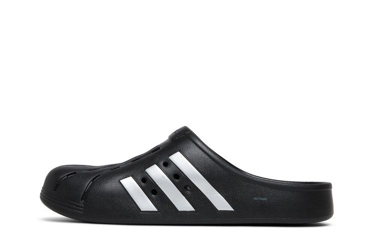 Adidas Adilette Clog 'Black Silver'