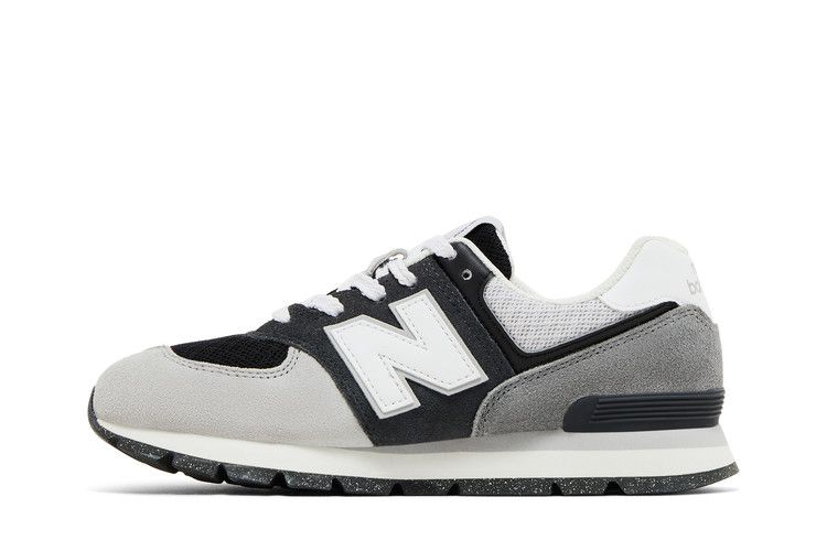 New Balance 574 Big Kid 'Blacktop White'