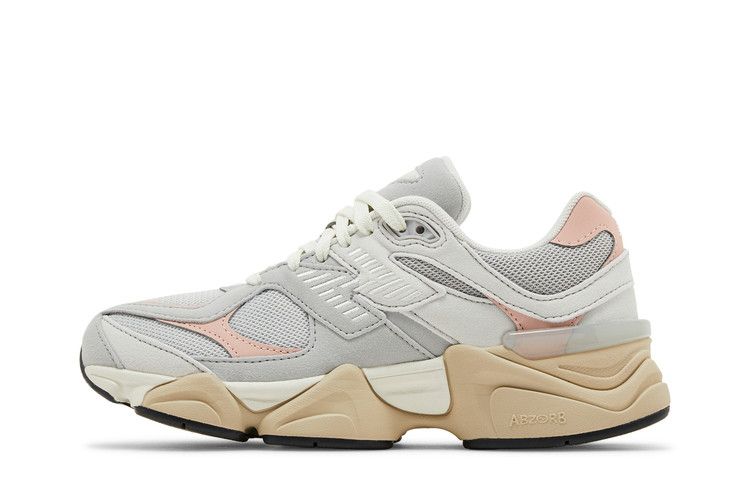 New Balance 9060 Big Kid 'Grey Matter Pink Haze'