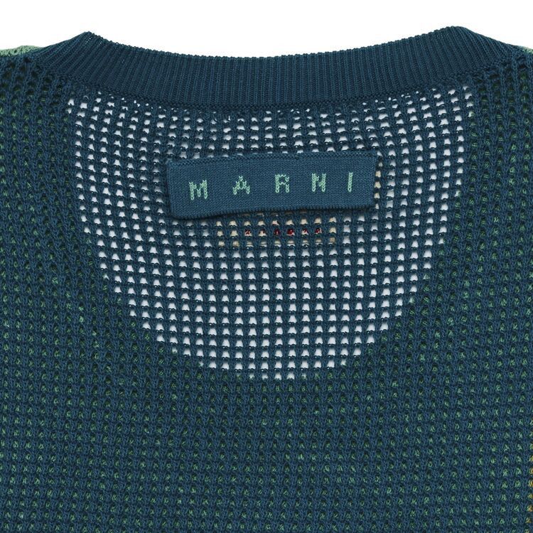 Marni Roundneck Sweater Sleeveless 'Dragon Green'