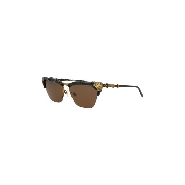 Gucci Cat Eye Sunglasses 'Black/Brown'