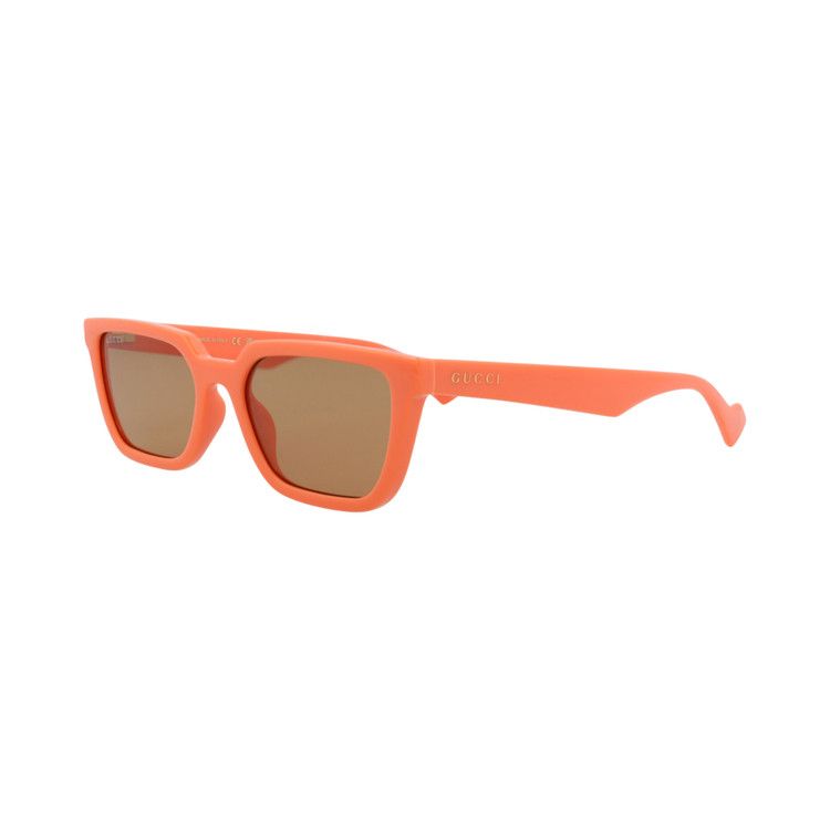 Gucci Square Sunglasses 'Orange/Brown'