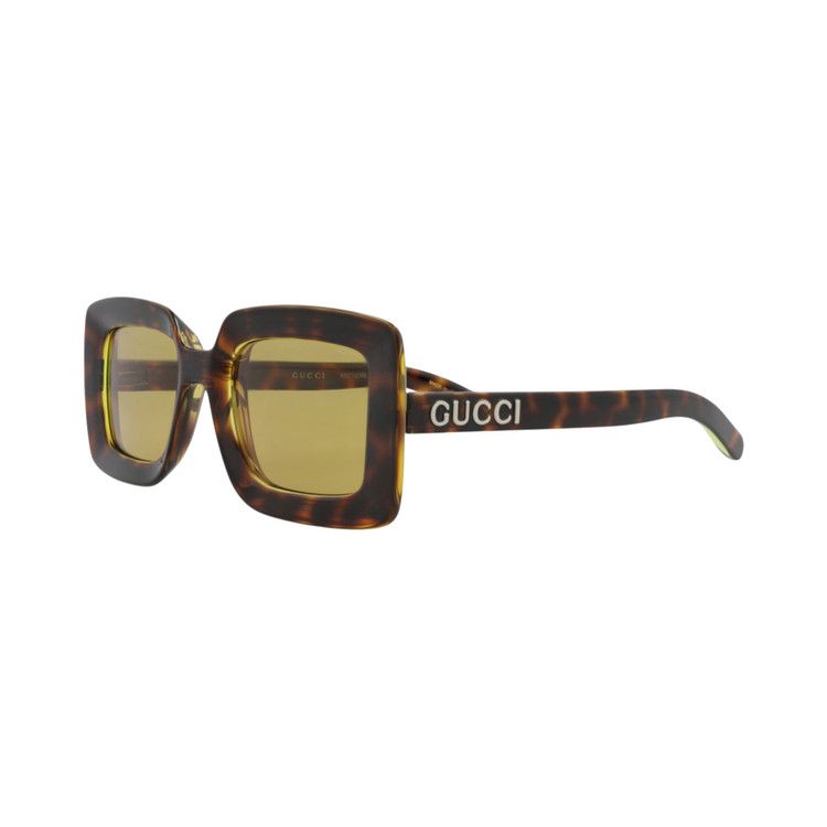 Gucci Square Sunglasses 'Havana/Brown'