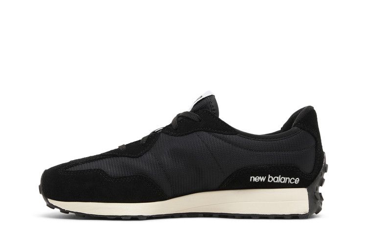 New Balance 327 Big Kid Wide 'Black White'