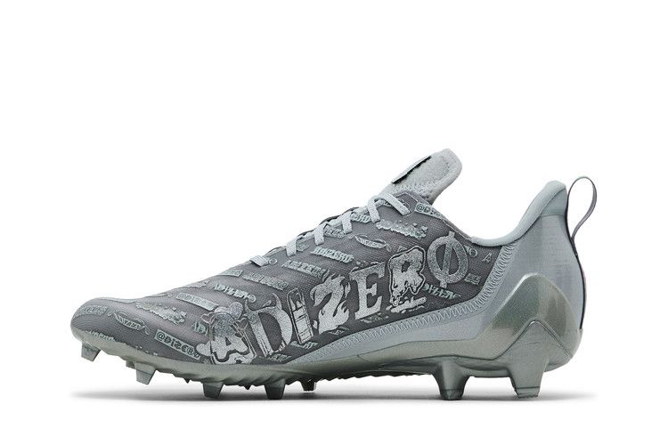 adidas Adizero Cleats 'Grey Silver Metallic'