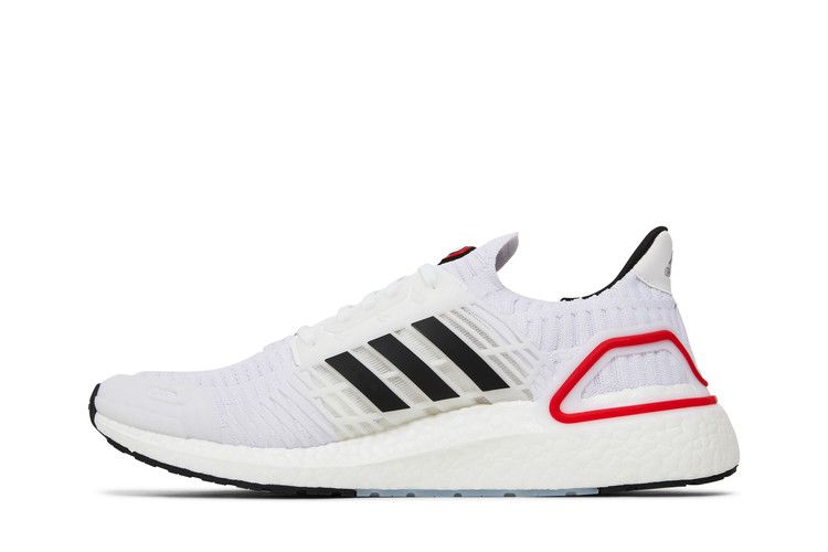 adidas UltraBoost ClimaCool 1 DNA 'White Vivid Red'