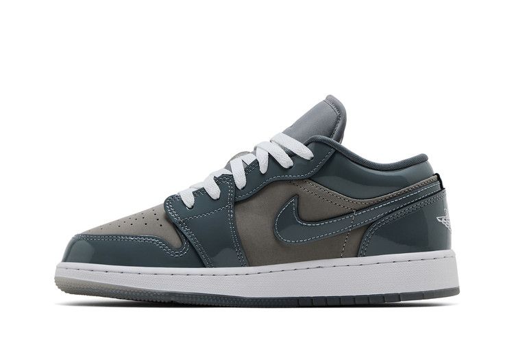 Air Jordan 1 Low GS 'Patent Cool Grey'