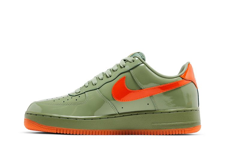Nike Air Force 1 Low '07 Premium 'Oil Green Safety Orange'