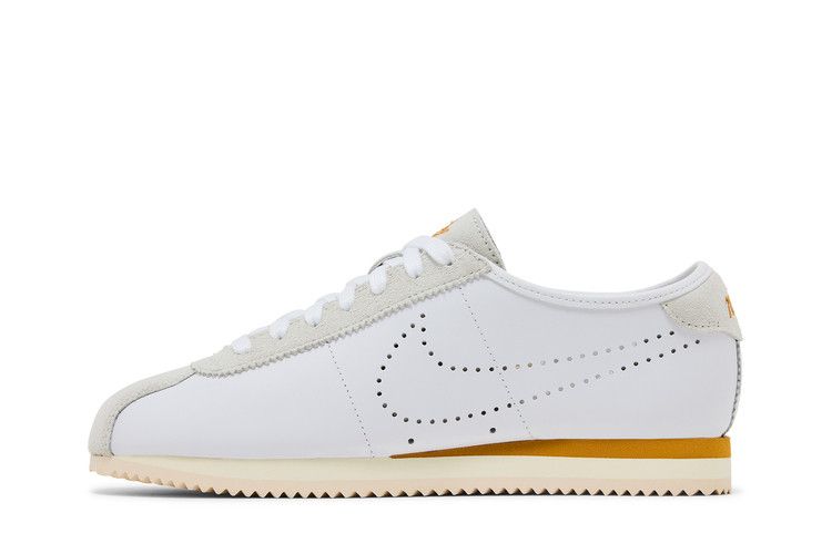 Nike Wmns Cortez Leather 'White Bronze Perforated Swoosh'