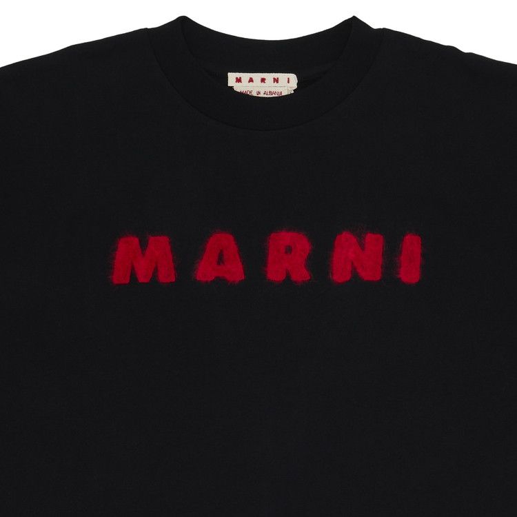 Marni Organic Compact Jersey T-Shirt 'Black'