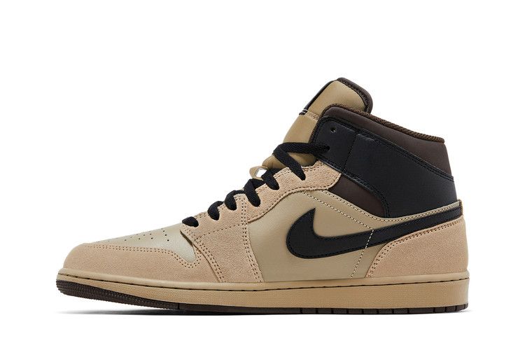 Air Jordan 1 Mid 'Khaki Black'