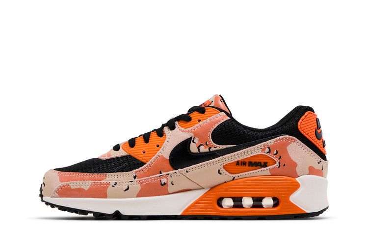 Nike Air Max 90 Premium 'Camo Pack - Bio Beige Safety Orange'
