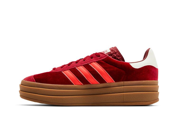 adidas Wmns Gazelle Bold 'Bright Red Velvet'