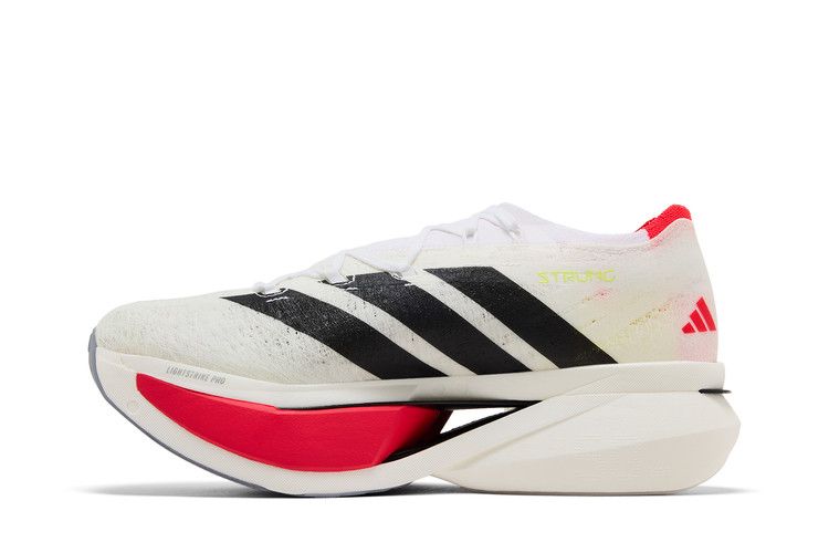 adidas Adizero Prime X 3.0 Strung 'White Black Lucid Red'