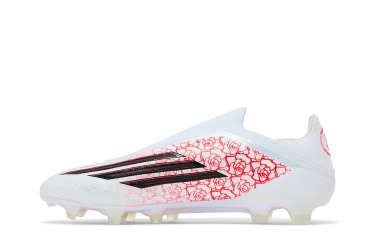 Lamine Yamal x adidas F50 Elite Laceless FG 'Cloud White Black Lucid Red'
