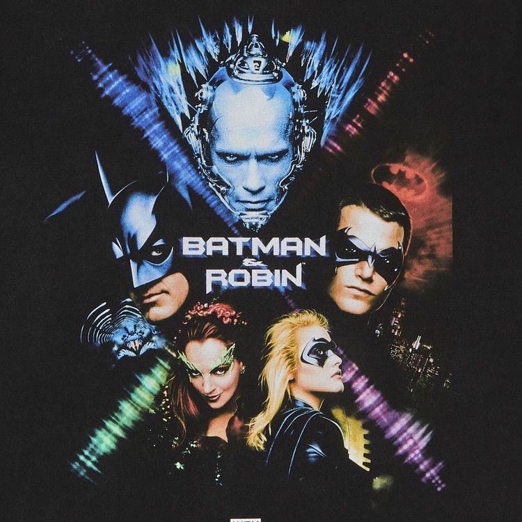 Kith x Batman Batman and Robin Vintage Tee 'Black'