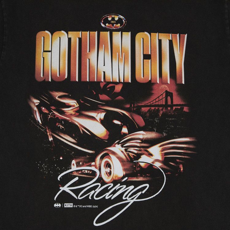 Kith x Batman Batmobile Vintage Tee 'Black'