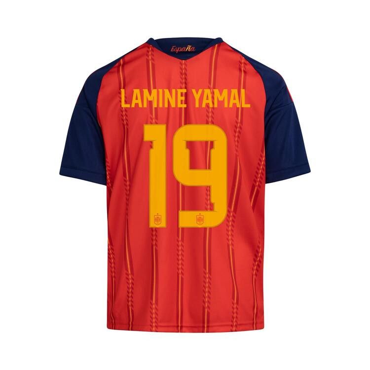 Adidas Spain 26 Home Yamal Jersey GS 'Vivid Red/Soccr-Seu-Snj'