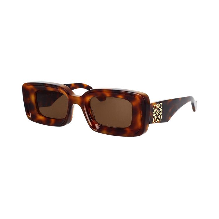 Loewe Chunky Anagram Sunglasses 'Dark Havana/Brown'