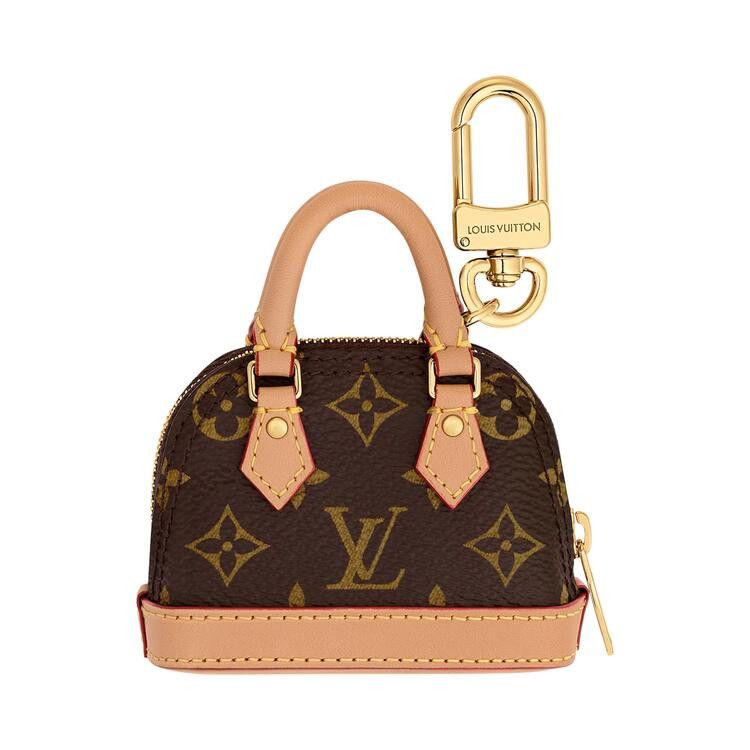 Louis Vuitton Micro Alma Bag Charm 'Brown Monogram Canvas'