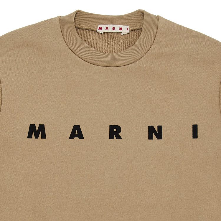 Marni Kids Unbrushed Fleece Sweatshirt 'Tan'