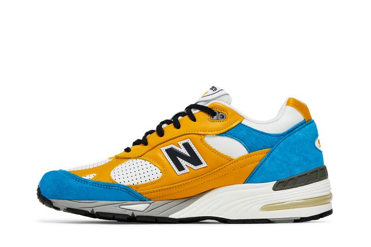 Sneakersnstuff x New Balance 991 Made in England 'Blue Yellow'