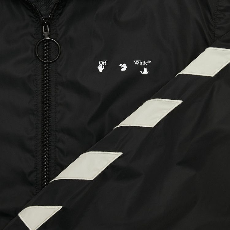 Off-White Diag Nylon Track Top 'Black/Abbey/Stone'
