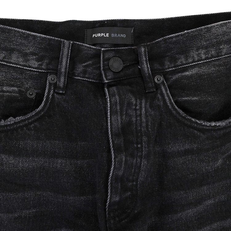 PURPLE BRAND Relaxed Cargo Skinny Jeans 'Black'