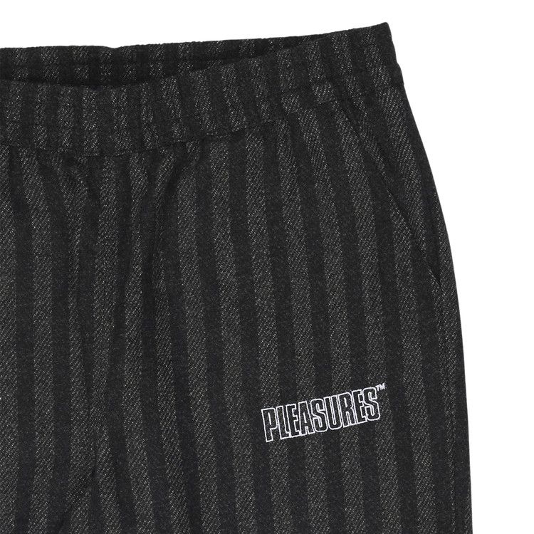 Pleasures Control Striped Easy Pant 'Black'