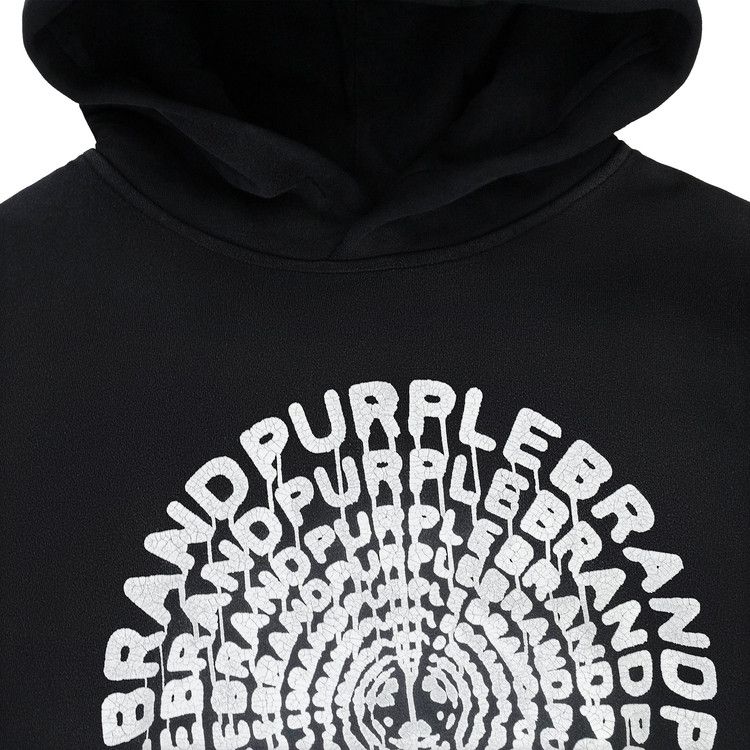 PURPLE BRAND HWT Fleece Pullover Hoodie 'Black'