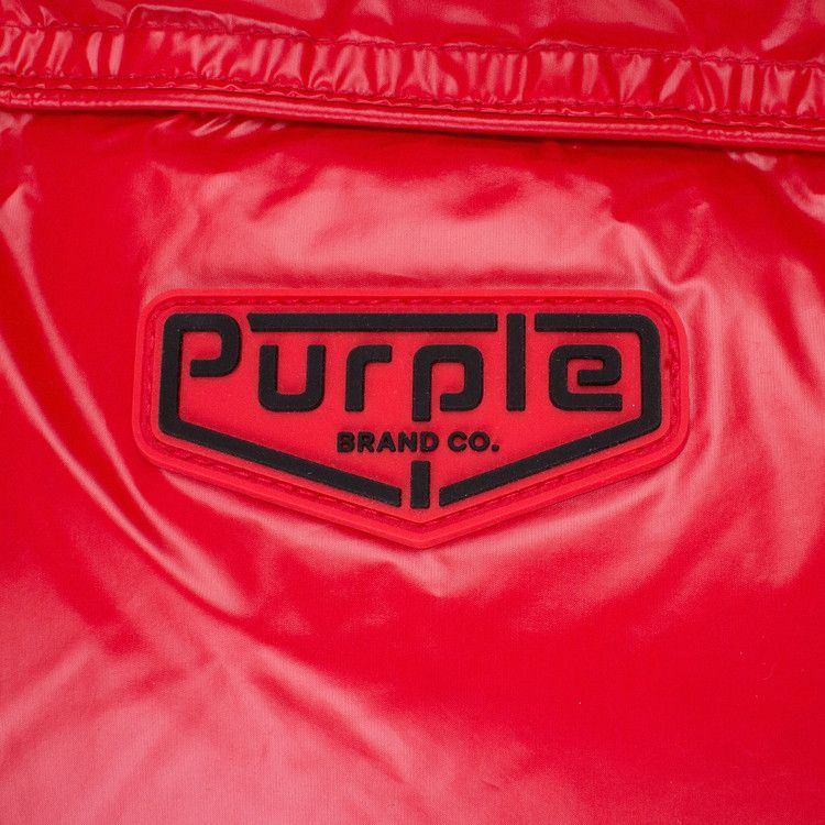 PURPLE BRAND Nylon Puffer Vest 'Red'