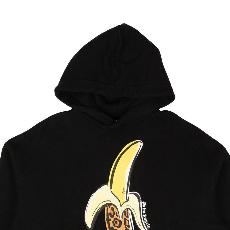Palm Angels Banana Printed Hoodie 'Blue/Brown'