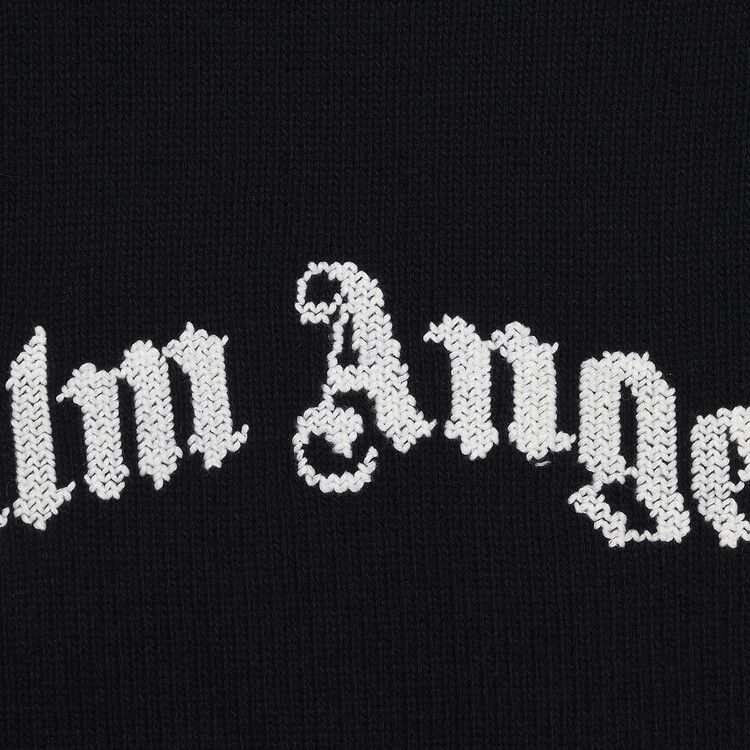 Palm Angels Rec Logo Sweater 'Black/White'