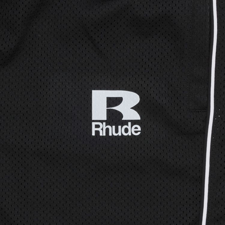 Rhude Mesh Piping Parachute Track Pant 'Black'