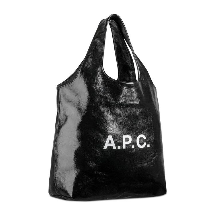 A.P.C. Ninon Faux Leather Tote Bag 'Black'