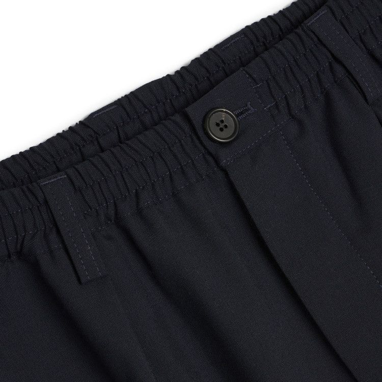 Marni Cropped Drawstring Pant 'Blublack'