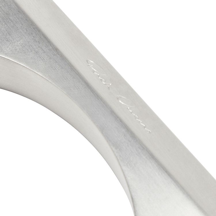 Rick Owens Porterville Beveled Bangle Bracelet 'Silver'
