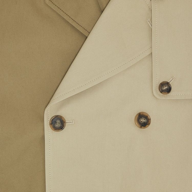MM6 Maison Margiela Two Tone Sports Jacket 'Mud Brown/Sand Beige'