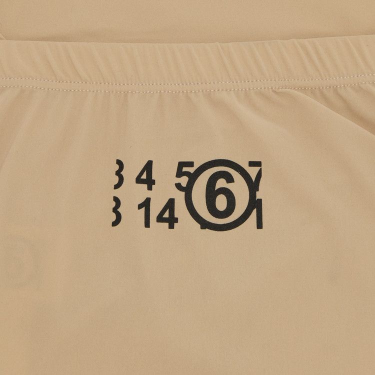 MM6 Maison Margiela Logo Biker Shorts 'Nude'