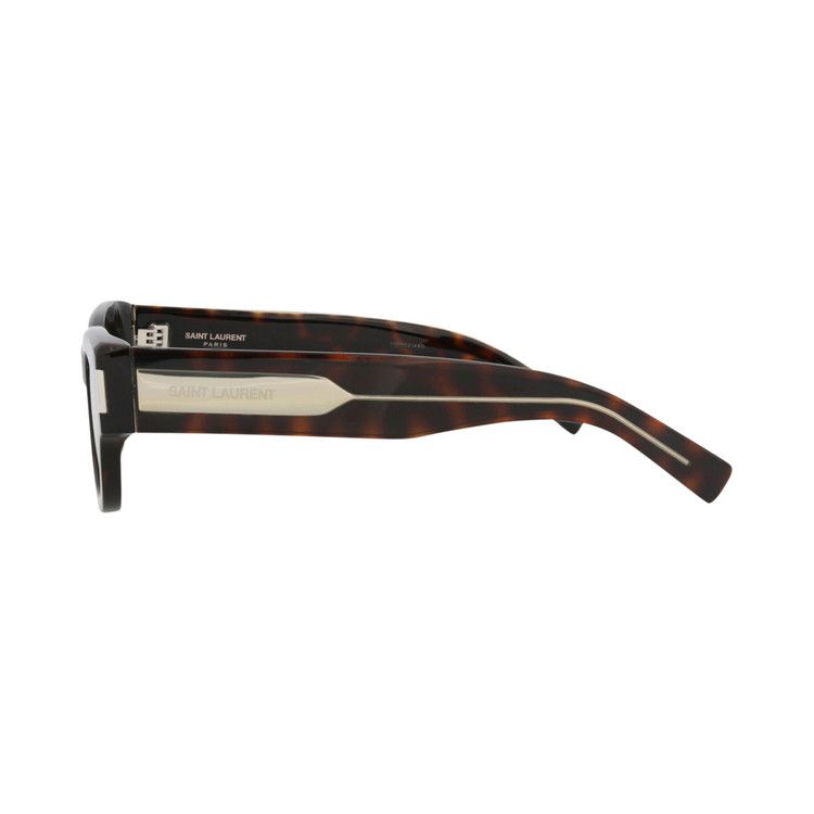 Saint Laurent Cat Eye Sunglasses 'Havana/Crystal/Grey'
