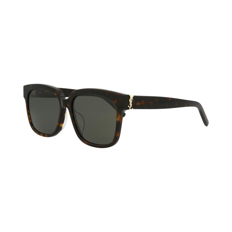 Saint Laurent Rectangle Sunglasses 'Havana/Grey'