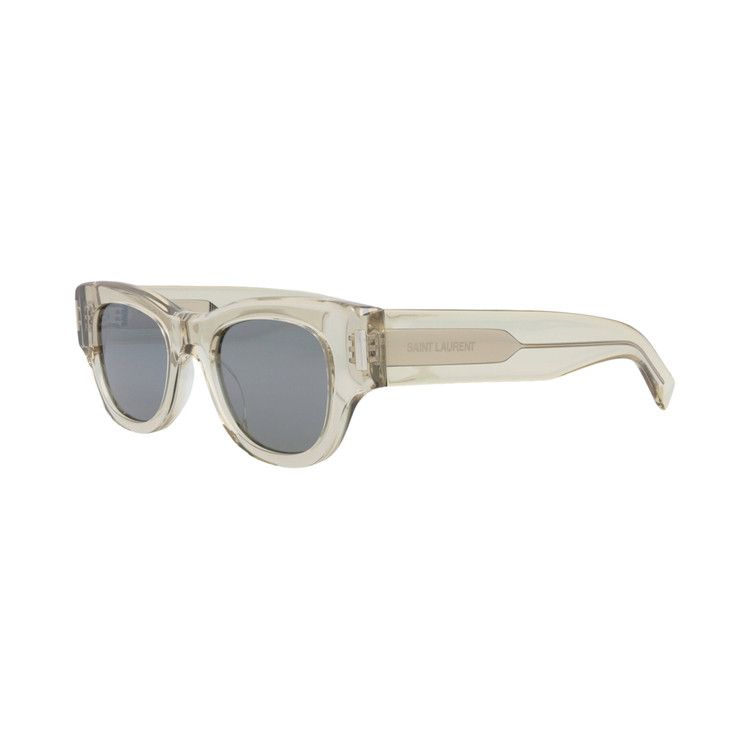 Saint Laurent Cat Eye Sunglasses 'Beige/Silver'