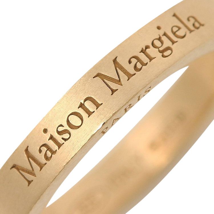 Maison Margiela Thin Logo Ring 'Gold'