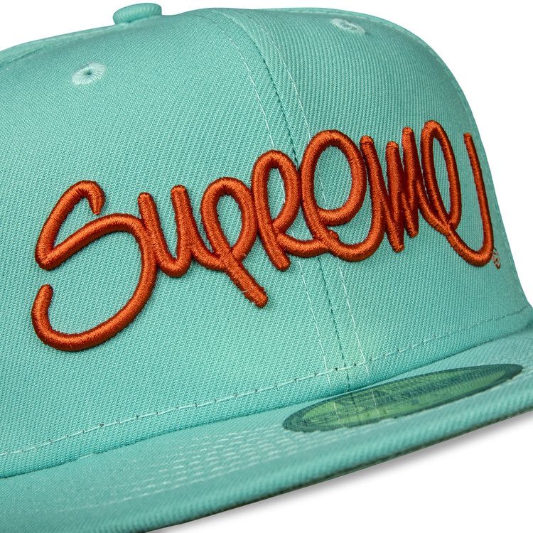 Supreme Handstyle New Era 'Mint'