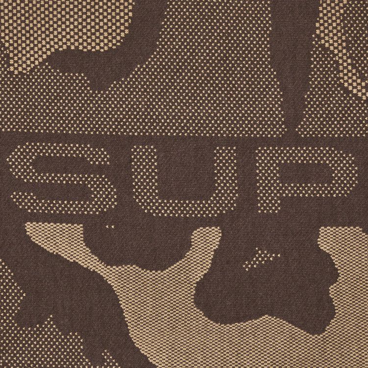 Supreme Jacquard Stripe Sweatpant 'Brown Camo'