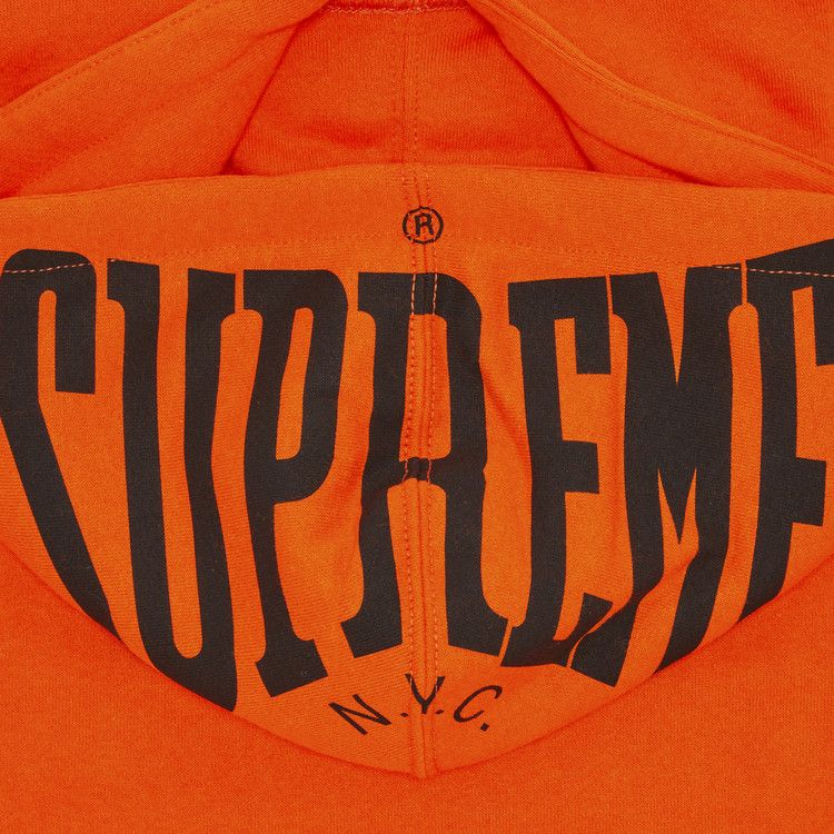 Supreme Warm Up Hooded Sweatshirt 'Bright Orange'