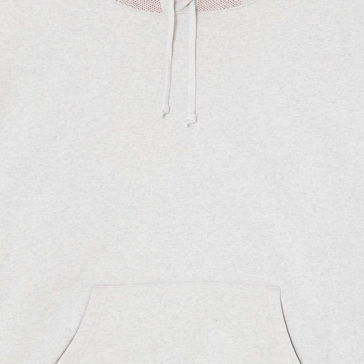 Supreme Jacquard Stripe Hooded Sweatshirt 'Ash Grey'