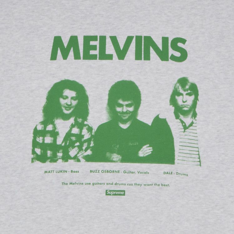 Supreme x Melvins Hooded Sweatshirt 'Ash Grey'
