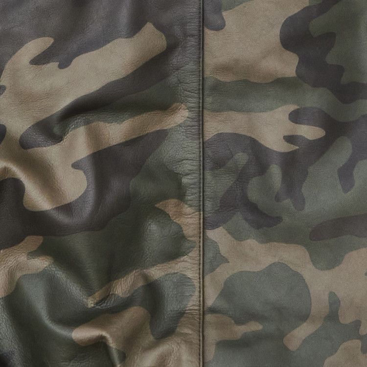 Supreme x Martithé + François Girbaud Hooded Leather Flight Bomber Jacket 'Woodland Camo'