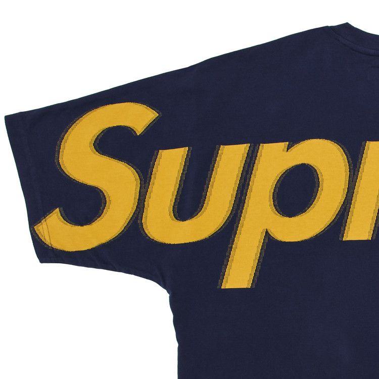 Supreme Intarsia Short-Sleeve Top 'Navy'